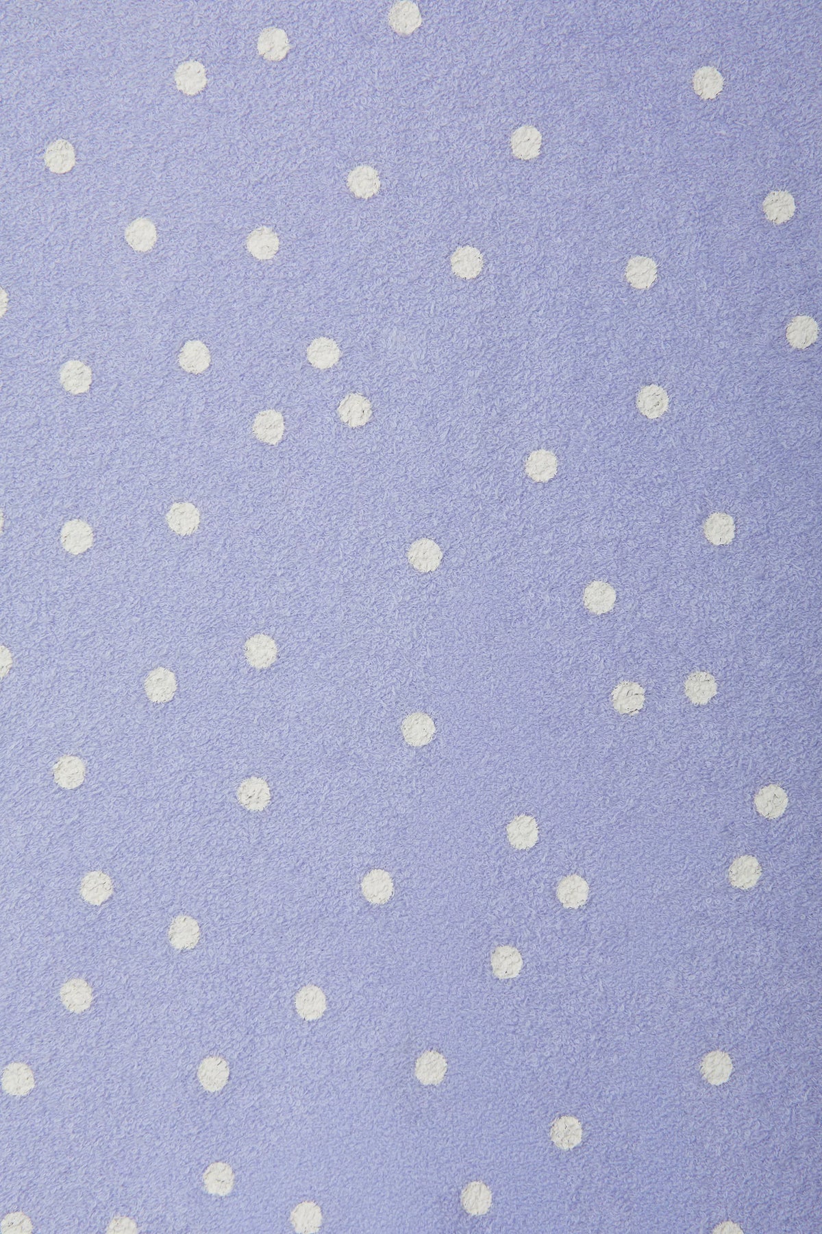 Bonds Poodlette Zip Wondersuit baby sleepsuit in Ditsy Dot Purple polka dot print. Close up.