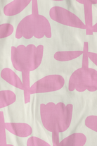 Bonds Zip Wondersuit baby sleepsuit in Tulip Pop pink floral print. Close Up.