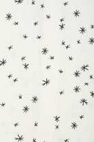 Bonds WonderFresh Zip Wondersuit baby sleepsuit in Crayon Star cream print. Close up.