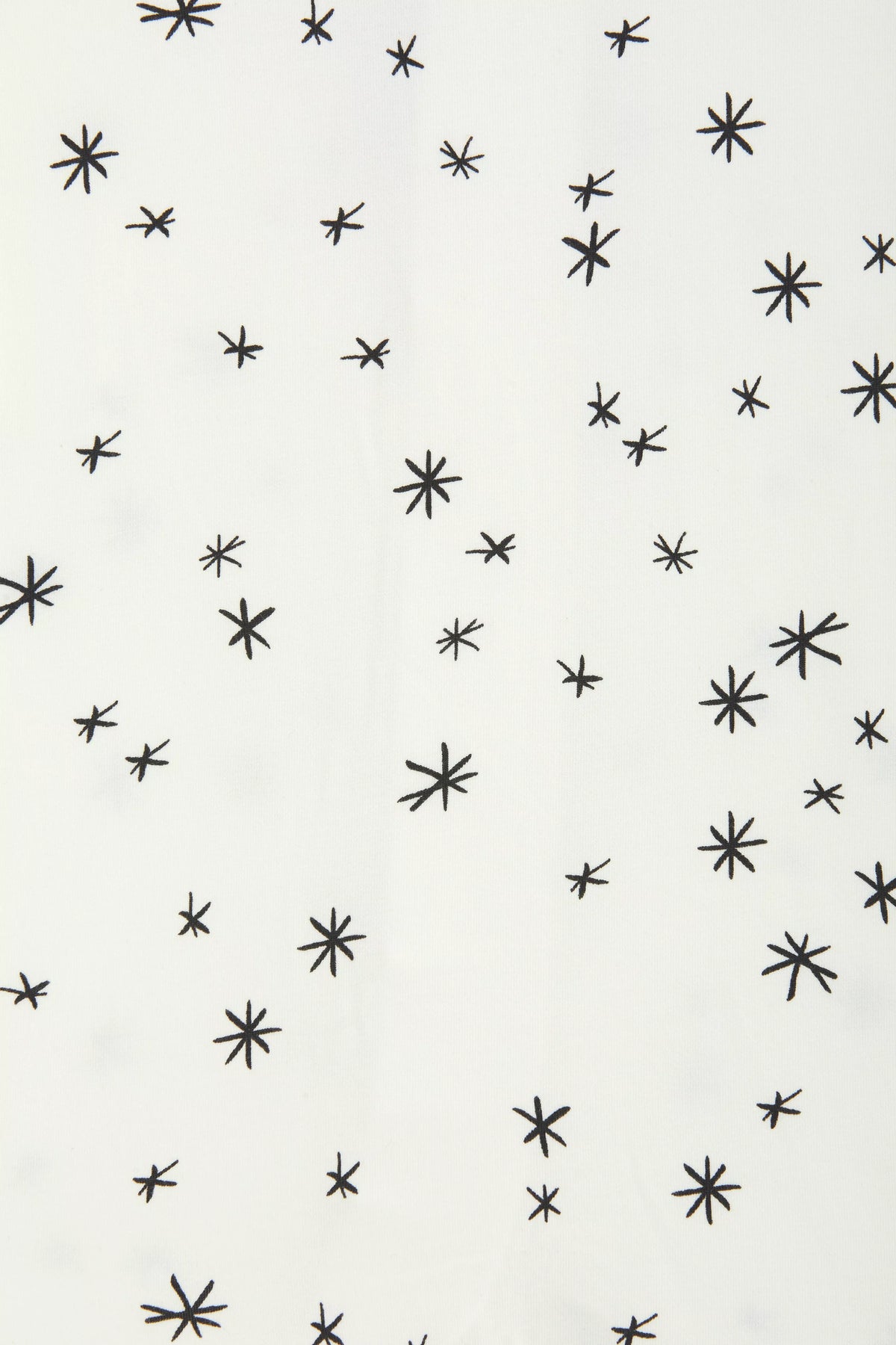 Bonds WonderFresh Zip Wondersuit baby sleepsuit in Crayon Star cream print. Close up.