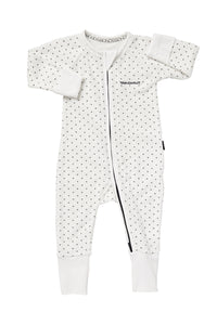 Bonds Poodlette Zip Wondersuit - White & Admiral Jess Spot
