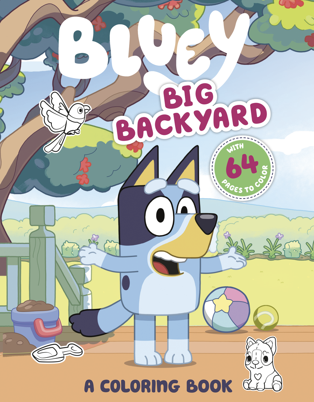 Bluey Big Backyard: A Coloring Book (Paperback)